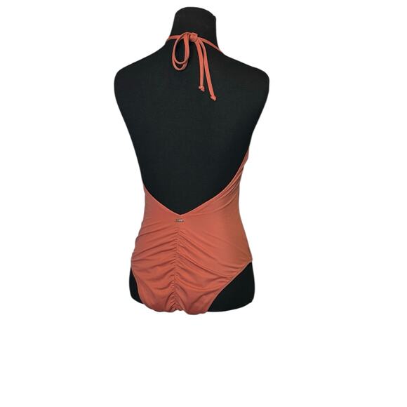 Victoria's Secret Pink Criss Cross Front Swim One Piece Bathing Suit size M - Picture 11 of 15